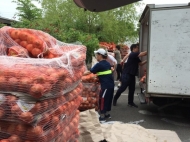 가락시장, 도농상생 위해 가격 하락 양파 30여톤 기부