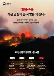 산림청 ‘대형 산불 특별대책기간’ 운영