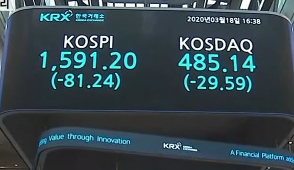 코스피 5% 폭락...10년만에 1,600선 붕괴