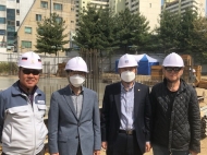 이진 의원 「파주고등학교 다목적 체육관 건립 현장 방문」