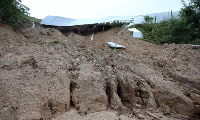 태양광 시설 절반, 경사도 초과...산사태 우려