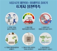 서울시,13일까지 ‘미세먼지 계절관리제 함께해요’ 이벤트 개최