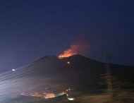 경북 문경시 문경읍 야간산불 발생... 총력 진화 중