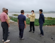 윤재갑 의원 , 농업기반시설 , 주택 등 수해지역 현장 점검