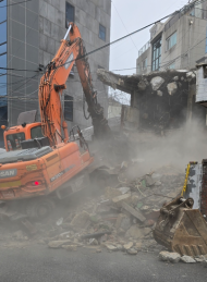 노후 다세대주택 외벽 붕괴... 2차사고 방지에만 집중해 안전·환경 뒷전인 용산구청
