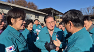 농림부 장관. 송석준 의원... 폭설 피해 지역 방문 “신속 복구 및 지원 방안 논의”