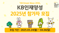 KB국민은행, 청년 역량강화 지원 프로그램 'KB인재양성' 참가자 모집
