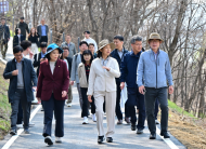 최호정 의장, 강동구 한강변 방문,“한강 안전‧편리하게 이용하도록 정비”