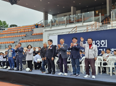 이종환 부의장, 제43회 서울시장기 축구대회 선수단 격려