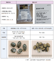 식품 원료로 사용할 수 없는 ‘피마자씨’ 사용 ‘혼합강낭콩’ 회수 조치