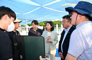 최호정 의장, 폭염 속 이용객 급증…잠원한강공원 수영장 현장 점검