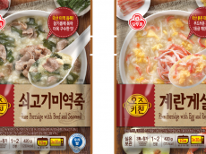 오뚜기, ‘오즈키친 쇠고기미역죽·계란게살죽’ 신제품 2종 출시