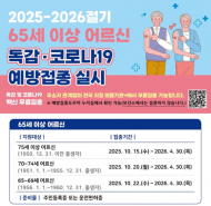 영등포구 65세 이상 독감ㆍ코로나19 무료 예방접종 …어린이ㆍ임산부는 독감 무료 예방접종