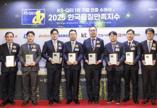 KCC 등 4개사, 한국품질만족지수(KS-QEI) 11개 부문 1위 수상