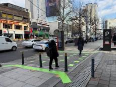 용산구, 공공디자인 실험으로 보행자 안전 강화 검증