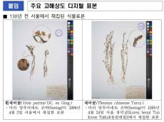 AI가 환경에 미치는 영향력은? 130년 전 식물표본이 디지털 사진으로 재탄생