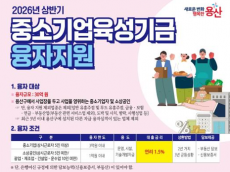 용산구, 30억 규모 2026 상반기 중소기업육성기금 융자지원
