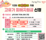 영등포구, ‘고유가 피해지원금’... 최대 55만 원 지원