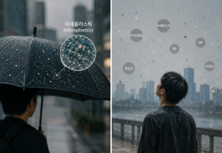 "비 맞으면 머리 빠진다?"…산성비보다 무서운 '미세플라스틱 비' 시대