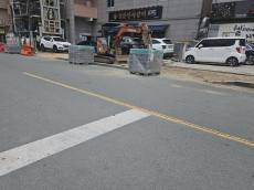 [시민제보 현장취재] 대구광역시 북구 태전동 노후보도 정비공사 ...  안전관리 불감증으로 시민들 생명 안전 위협